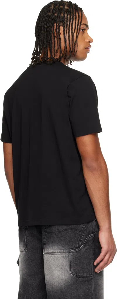 Dime Black Cursive Small Logo T-shirt In Black
