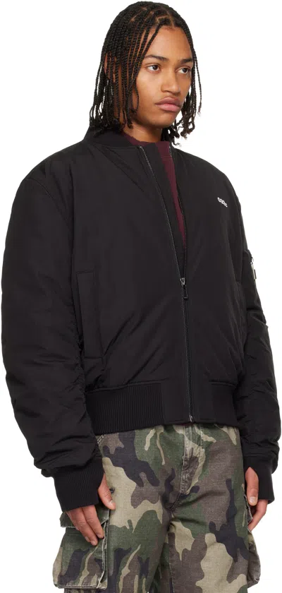 032c Black Suspicious Minds Bomber Jacket In Black