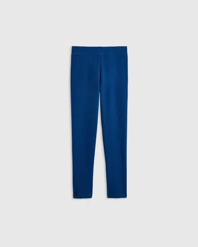 Quince Fleece Lined Legging In Blue