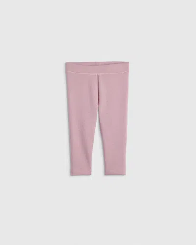 Quince Fleece Lined Legging In Pink