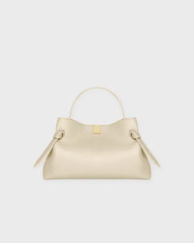 Yuzefi Tote Bag Gyoza Mini Pebble Gr In White