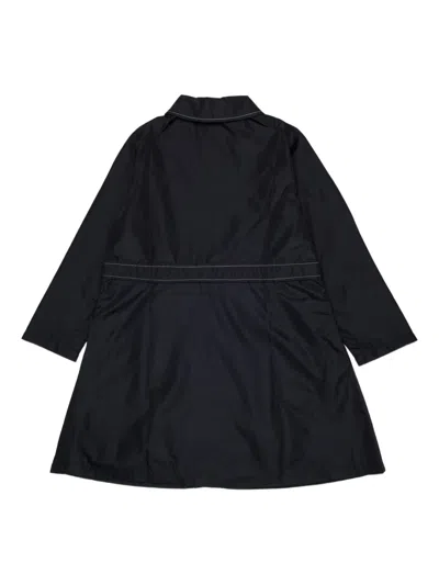 Marni Zip Coat In Black