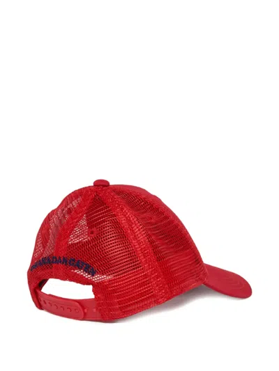Dsquared2 Logo Cap In Red