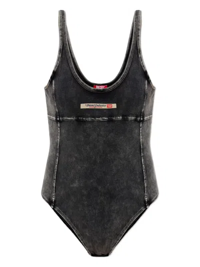 Diesel Phoebe Bodysuit In Gray