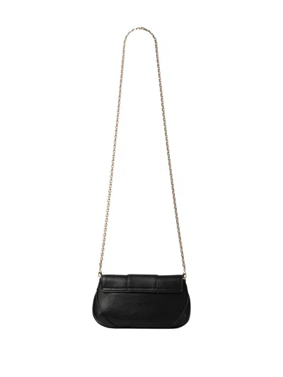 Jimmy Choo Bar Chain Cross Bag In Black