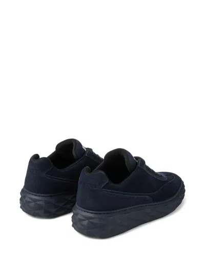 Jimmy Choo Diamond Maxi Retro Sneakers In Black