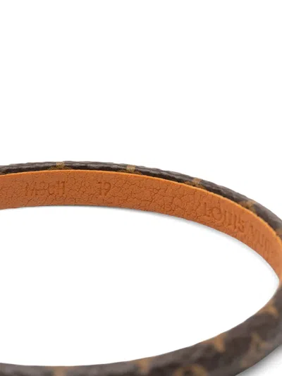 Pre-owned Louis Vuitton 2021 Monogram Petite Malle Keep It Bracelet Costume Bracelet In Brown