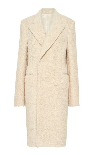 Gabriela Hearst Mcaffrey Coat In Ivory Cashmere Silk In Neutral