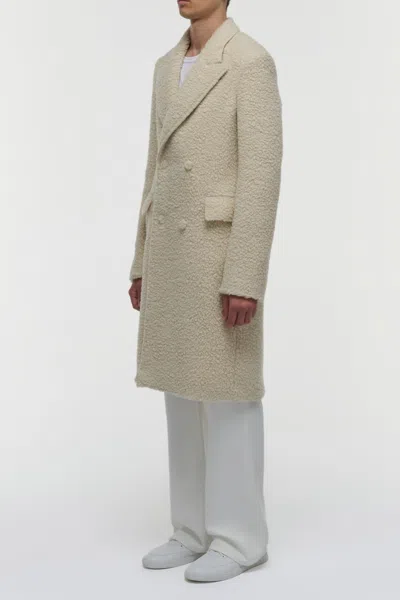 Gabriela Hearst Mcaffrey Coat In Ivory Cashmere Silk In Neutral