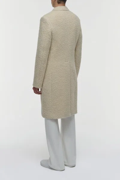 Gabriela Hearst Mcaffrey Coat In Ivory Cashmere Silk In Neutral