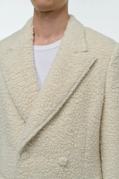 Gabriela Hearst Mcaffrey Coat In Ivory Cashmere Silk In Neutral