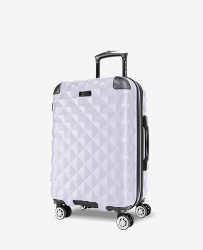 Kenneth Cole Diamond Tower Hard Side Expandable Suitcase In Purple