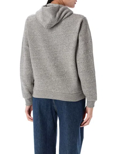 Polo Ralph Lauren Polo Pony-embroidered Zip-up Hoodie In Gray