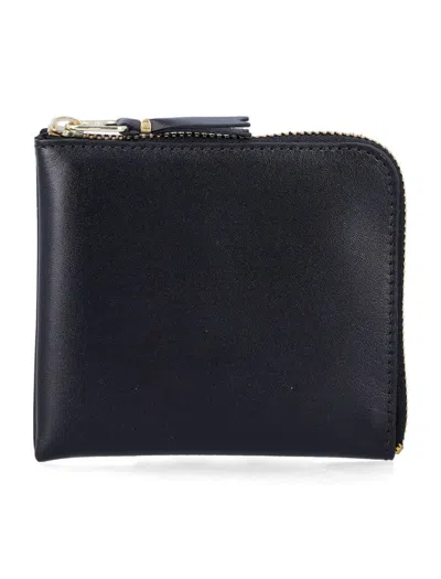 Comme Des Garçons Small Zip Wallet In Black