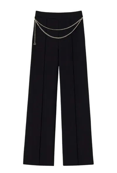 Twinset Trousers In Black