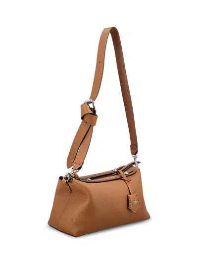 Fendi Medium By The Way Selleria Hand-sewn Topstitches Tote Bag In Brown