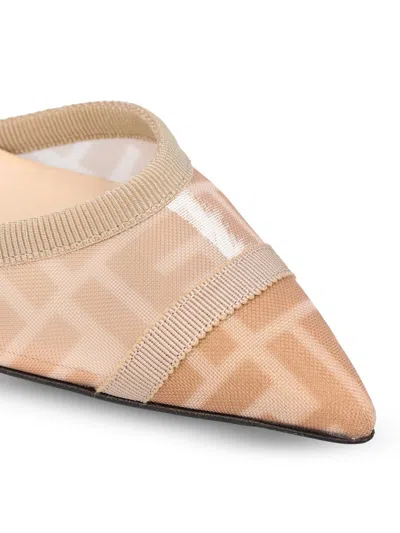 Fendi Slingback Hummingbird Lite In Neutral