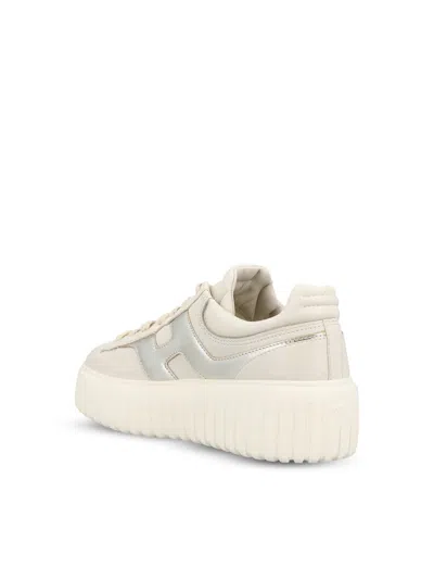 Hogan H Stripe Plateform Sneaker Metallic In Multi