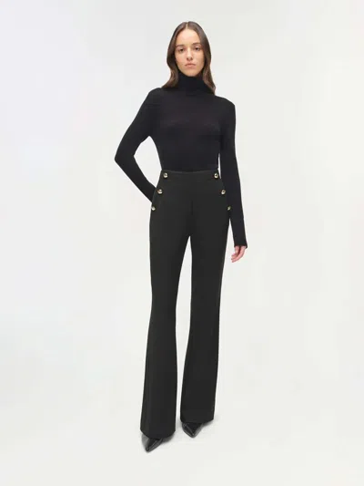 Simkhai Robin Button-embellishment Trousers In Black