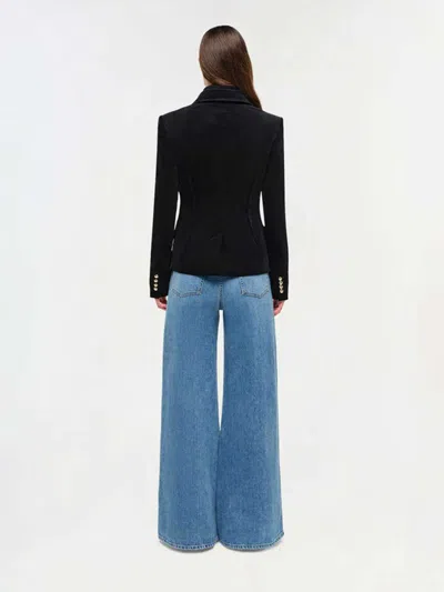 Simkhai Trueman Velvet Jacket In Black