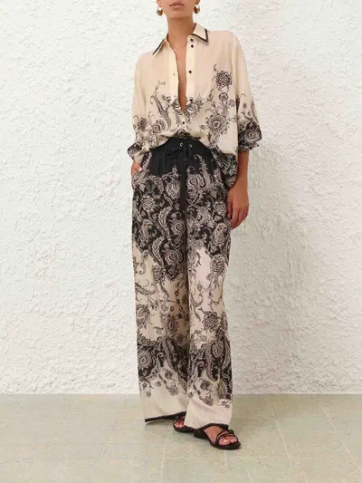 Zimmermann Wide Pants Rhiannon In Multi