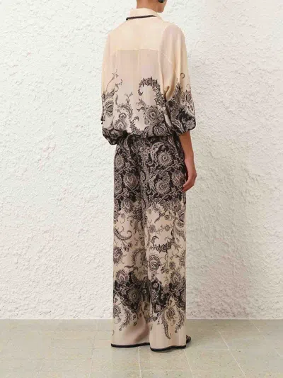 Zimmermann Wide Pants Rhiannon In Multi