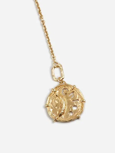 Chloé Laition Vintage Tie Necklace Accessories In Gold