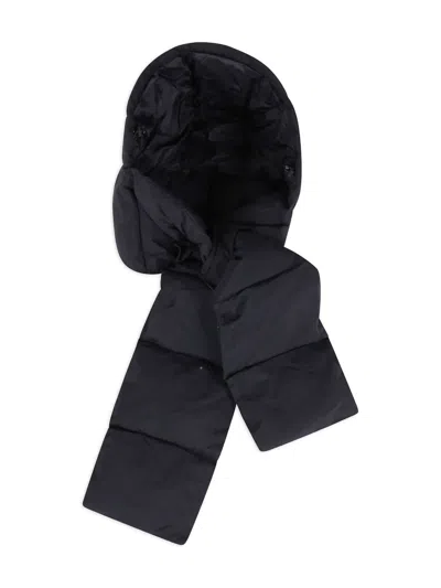 Save The Duck Padded Hooded Scarf In Black