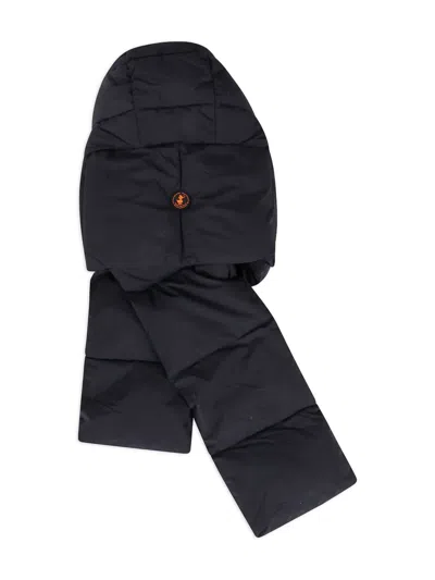 Save The Duck Padded Hooded Scarf In Black