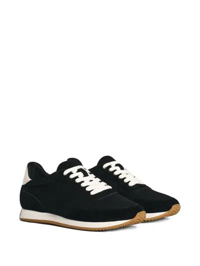 12 Storeez Lace-up Sneakers In Black