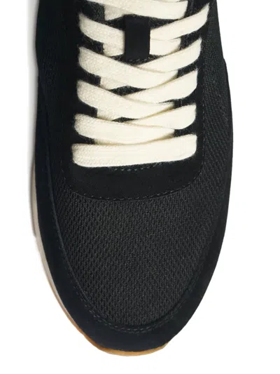 12 Storeez Lace-up Sneakers In Black