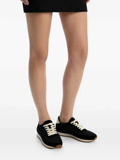 12 Storeez Lace-up Sneakers In Black