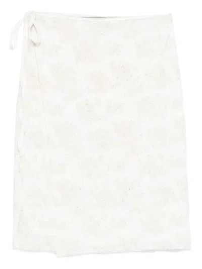 Sir Blanca Wrap Midi Skirt In Multi