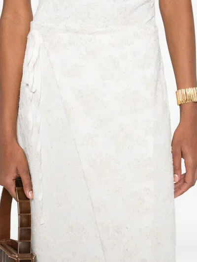 Sir Blanca Wrap Midi Skirt In Multi