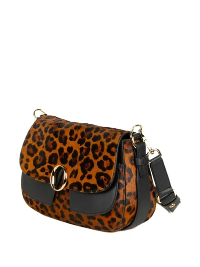 Orciani Kate Alba Leopard Detail Cross Body Bag In Multi