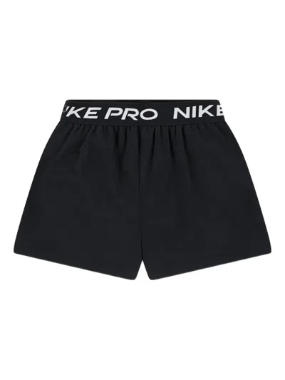 Nike Logo-waistband Shorts In Black
