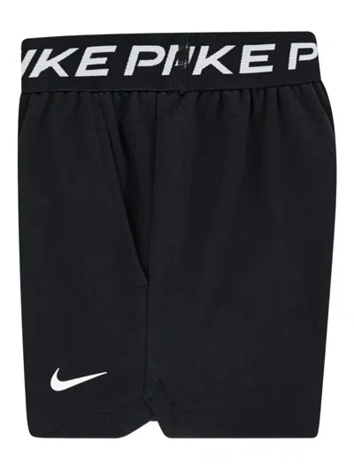 Nike Logo-waistband Shorts In Black