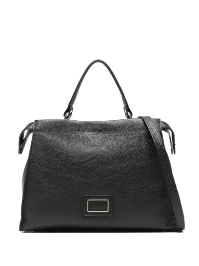 Marc Ellis Adele-l-do Logo-detail Tote Bag In Black