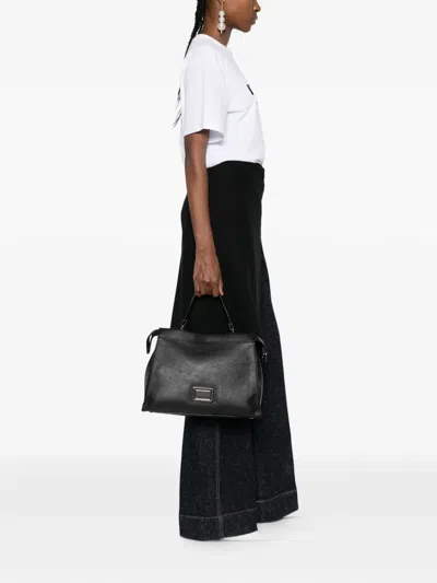 Marc Ellis Adele-l-do Logo-detail Tote Bag In Black