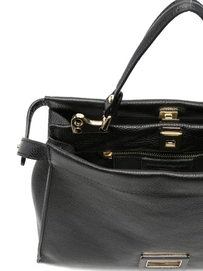 Marc Ellis Adele-l-do Logo-detail Tote Bag In Black