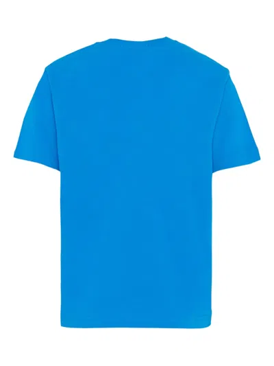 Diesel Logo-detail Short-sleeve T-shirt In Blue