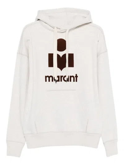 Isabel Marant Étoile Logo-detail Hoodie In White