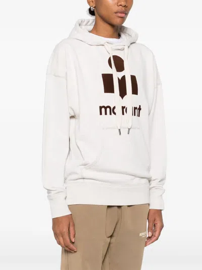 Isabel Marant Étoile Logo-detail Hoodie In White