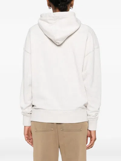 Isabel Marant Étoile Logo-detail Hoodie In White