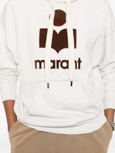 Isabel Marant Étoile Logo-detail Hoodie In White