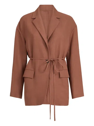 Brunello Cucinelli Monili-embellishment Blazer In Orange