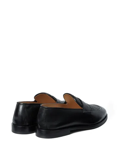 Brunello Cucinelli Penny-slot Loafers In Black
