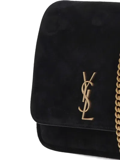 Saint Laurent Medium Kate Shoulder Bag In Black