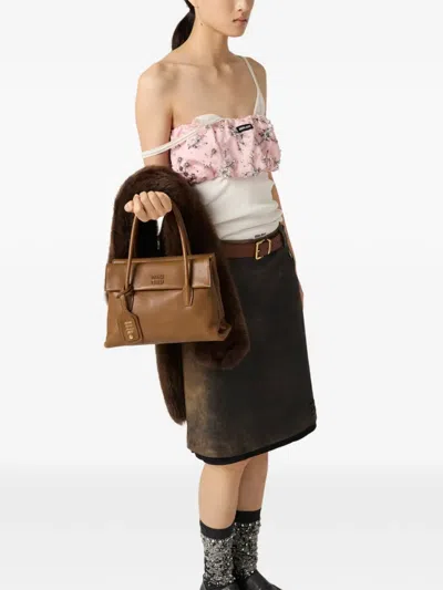 Miu Miu Bandeau-top In Pink