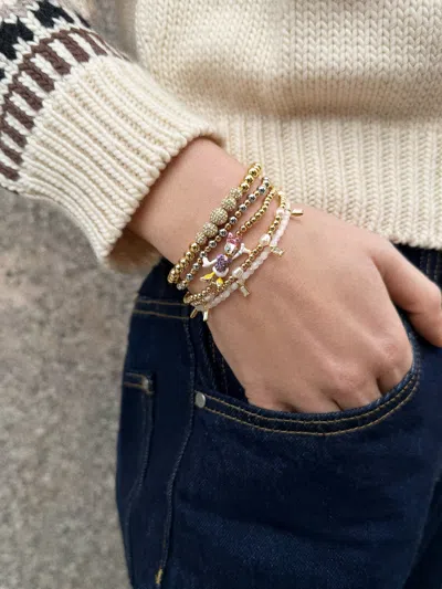 Baublebar Disney Daisy Duck Pisa Bracelet In Gold